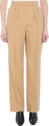 Max Mara Beige Carrot Pleated Pants