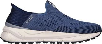 Skechers Marineblauwe instapper - Heren - Loafers - Blauw - 44 EU - Schoenen