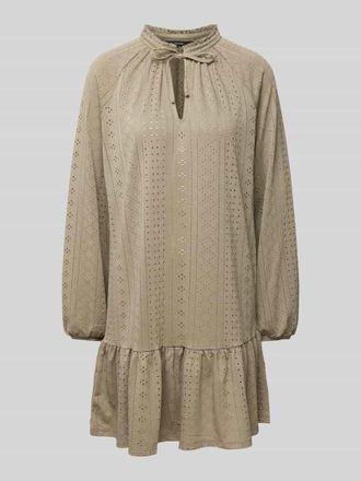 Vero Moda Knielanges Kleid mit Paillettenbesatz Modell BILLI in Schilf, Gr&ouml;&szlig;e S