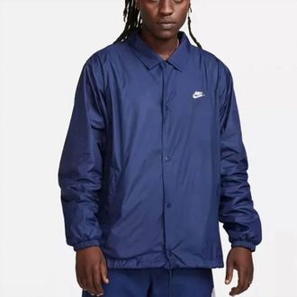 Nike Mens Coaches Zip Up Jacket In Navy