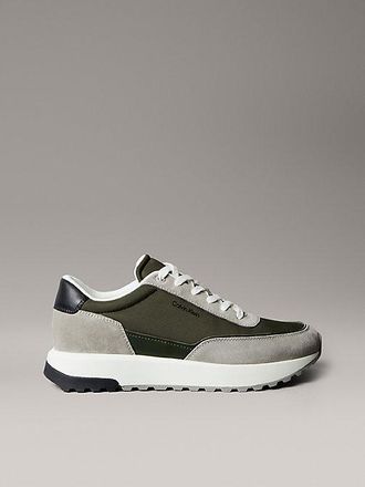 Calvin Klein Zapatillas De Running De Mezcla De Piel