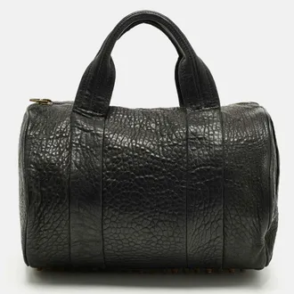 Alexander Wang Rocco Black Leather Satchel