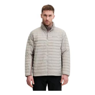 Columbia Powder Pass Hybrid Insulated Puffer Jacket - Heren - Ski Jassen - Grijs - XL - Polyester - Fitness