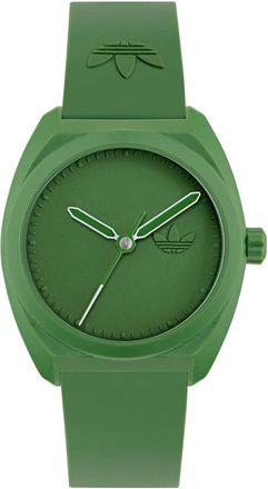 adidas Project Three Groen Quartz Horloge - unisex - Horloges - Groen - ONE Size - Accessoires
