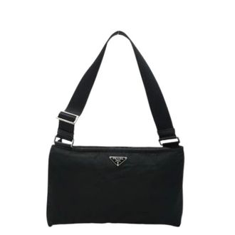 Prada Pre-owned Shoulder Bags, female, Black, Size: ONE SIZE Pre-owned Vintage Shoulder Bag