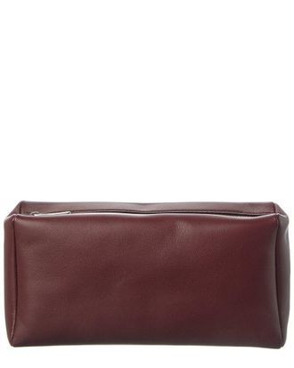 The Row Leather Clutch