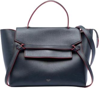 Celine Pre-owned Handbags, female, Blue, Size: ONE SIZE Pre-owned Mini Belt Bag