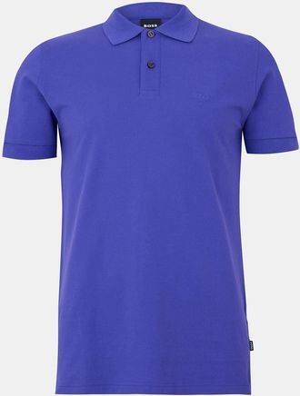 HUGO BOSS Mens Firenze Short Sleeve Polo Shirt in Dark Purple - Size X-Large