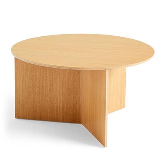 HAY Slit Table Round XL, &Oslash; 65 x H 35,5 cm, Eiche natur