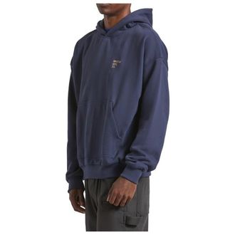 Brixton Embroidered Heavy Weight Hood Hoodie f&uuml;r Herren | blau