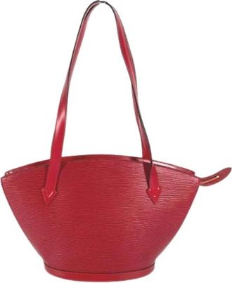 Louis Vuitton Pre-owned M52267 Schoudertote Tas - Dames - Vintage Schoudertas - Rood - ONE Size - Leer - Vintage