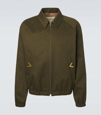 Valentino VGold cotton gabardine blouson jacket