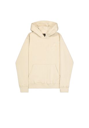 Alpha Industries Hoodie ALPHA INDUSTRIES Coach Hoodie Backprint, Herren, Gr. L, weiss (vintage wei&szlig;), Obermaterial: 80% Baumwolle, 20% Polyester, regular fit, Sweatshi