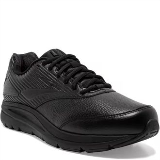 Brooks Womens Addiction Walker 2 Athletic Shoes In Black/black