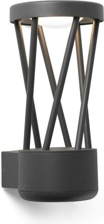 Faro Barcelona Faro Barcelona - Faro Twist - Outdoor Led Dark Grey Wall Light 10W 3000K IP65