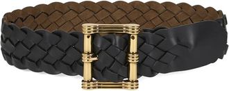 Etro Reversible Belt Suede Weave - female - Etro - Belts - Black - 75 CM - Accessories
