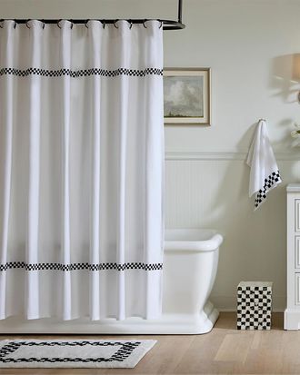 MacKenzie-Childs Signature Collection Check Shower Curtains, 72L