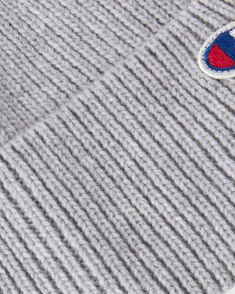 Champion 806436 Ribbed Wool-Blend Beanie - Gray
