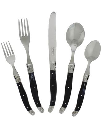French Home 20Pc Laguiole Stainless Steel Flatware Set