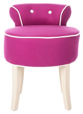 Safavieh Taburetes de tocador de madera de abedul blanco