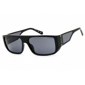 Guess Smoke Rectangular Unisex Sunglasses GU00136 01A 60