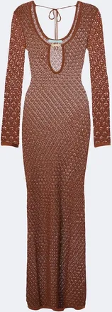 Melissa Odabash Casey open-knit midi dress