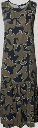 OPUS Midikleid im Stufen-Look Modell Wicy wildflower in Dunkelblau, Gr&ouml;&szlig;e 34