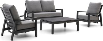 Tierra Outdoor Musone/Flip-Up stoel-bank loungeset 4-delig 4-zits verstelbaar