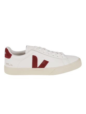 Veja Campo Low-Top Eco Leather Red Suede Sneakers
