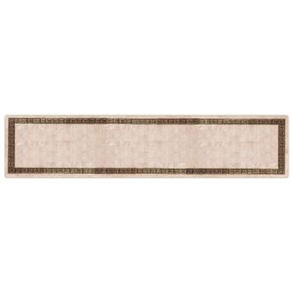 vidaXL Pasillo De Alfombra Marsa Negro 100 X 450 Cm Poli&eacute;ster Y Pvc Vidaxl