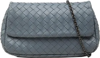 Bottega Veneta Pre-owned Bottega Veneta Mini Nappa Intrecciato Expandable Chain Flap Crossbody Ladies YGXUN6O8OILVIILI