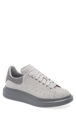 Alexander McQueen Oversize Sneaker in Zinc at Nordstrom, Size 11.5Us