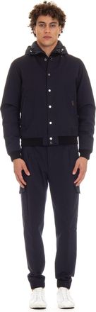 Moorer Active Jersey Viscose Bomber Down Jacket
