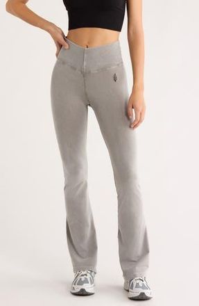Free People FP Movement Go to Smooth Flare Leggings in Washed Driftwood at Nordstrom Rack, Size Medium/large