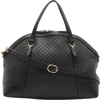 Gucci Pre-owned Borsa Tote 2Way in Pelle Microguccissima - - Pre-owned - Donna - Nero - ONE SIZE