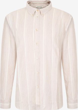 A Kind Of Guise Gestreiftes Flanellhemd mit geknöpftem Kragen Mani