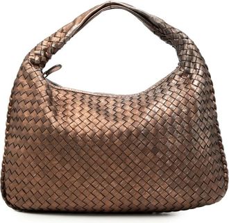 Bottega Veneta Pre-owned Bottega Veneta Small Metallic Nappa Intrecciato Veneta Hobo Ladies CQ9FQTMQ6MTG9H9S
