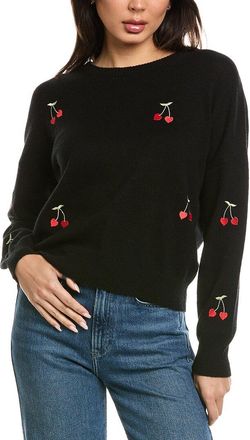 Brodie Love Cherry Crewneck Wool & Cashmere-Blend Sweater