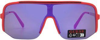 Guess Smoke Mirror Shield Mens Sunglasses GO00054 66C 00