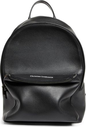 Christian Louboutin Stoic Leather Backpack in Black at Nordstrom