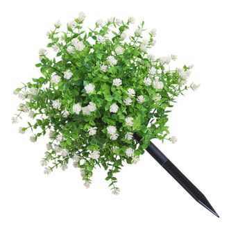 OEM Planta Artificial Verde Con Estaca Para El Suelo - Blanca