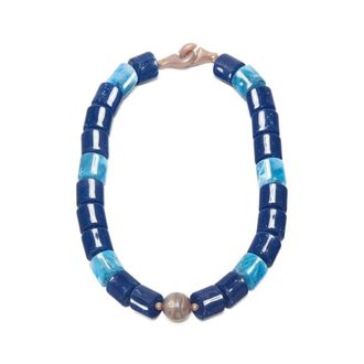 Maliparmi Necklaces, female, Blue, Size: ONE SIZE Resin In Tune Necklace