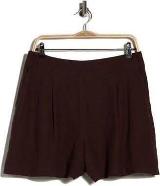 Matty M Linen Blend Shorts in Chocolate at Nordstrom Rack, Size X-Large