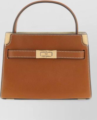 Tory Burch lee radziwill petite leather clutch bag