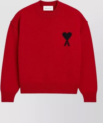 Ami wool crewneck jumper