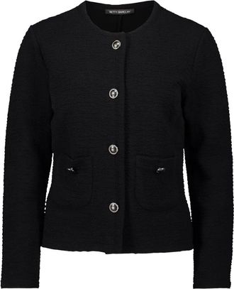 Betty Barclay Jassen, Dames, Zwart, S, Leer, Sweatshirts