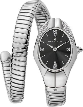Christian Van Sant Naga Quartz Black Dial Ladies Watch CV0880