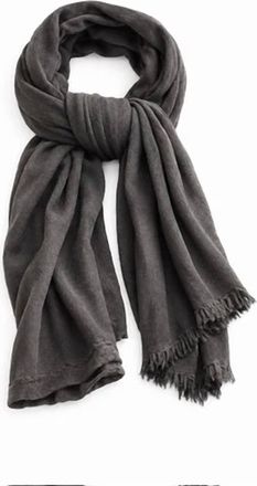 Pr&iuml;vate 0204 Unisex Classic Weight Cashmere Scarf In Marten Brown