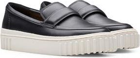 Clarks Mayhill Cove Loafer in Black Leat at Nordstrom Rack, Size 11