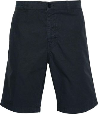 Aspesi pressed-crease cotton shorts - men - Cotton - 48 - Blue